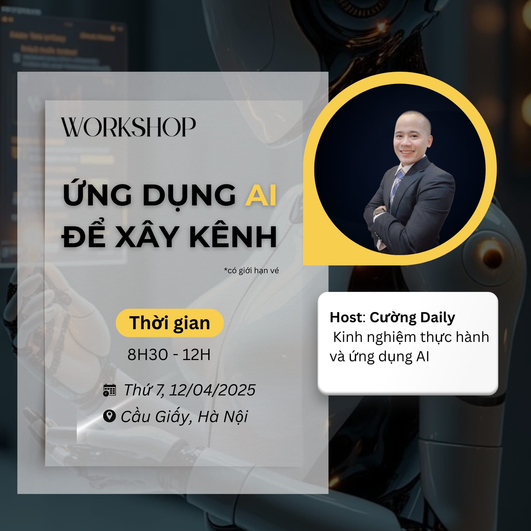 🤙 Workshop - Ứng dụng AI để xây kênh