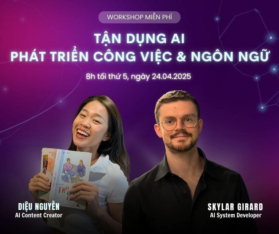 🎯 Workshop - Phát triển công việc và học ngôn ngữ với AI