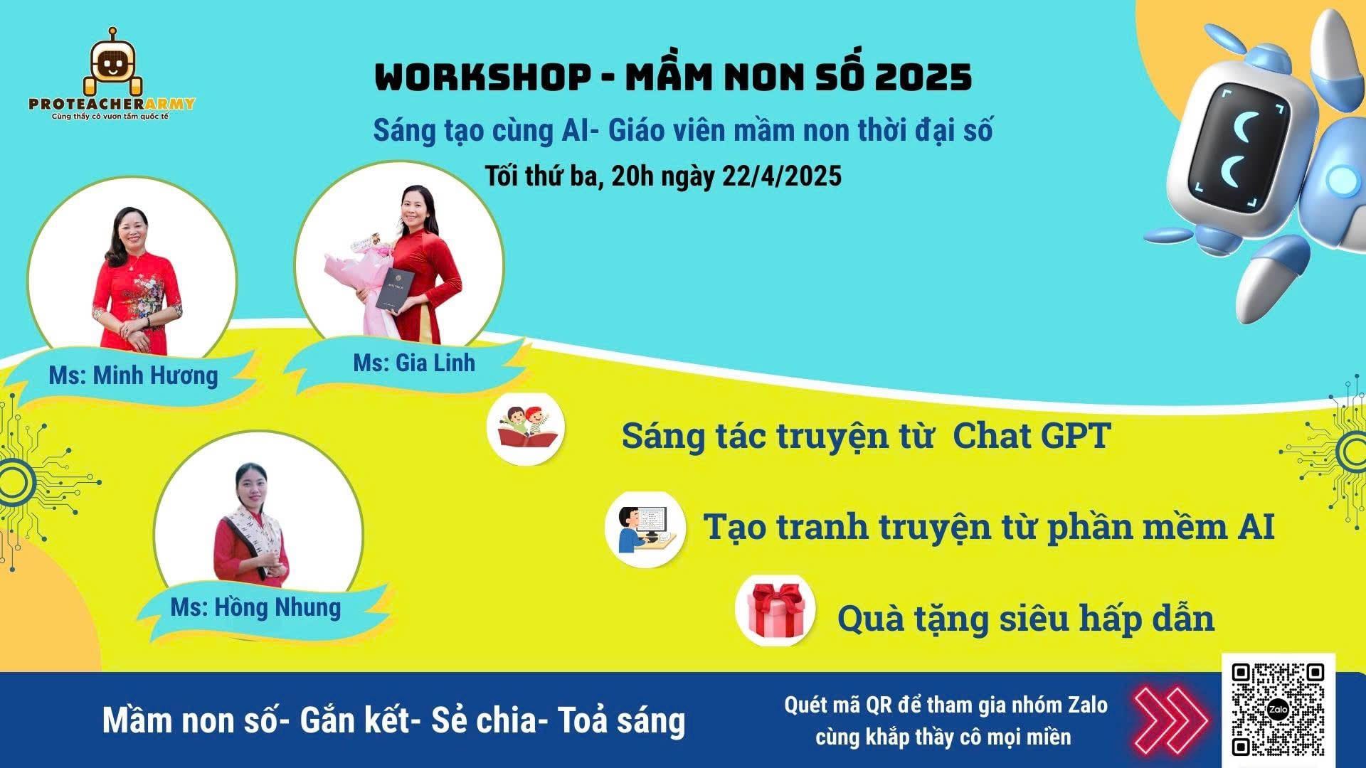 🚀 Workshop - Ứng dụng AI trong giáo dục mầm non