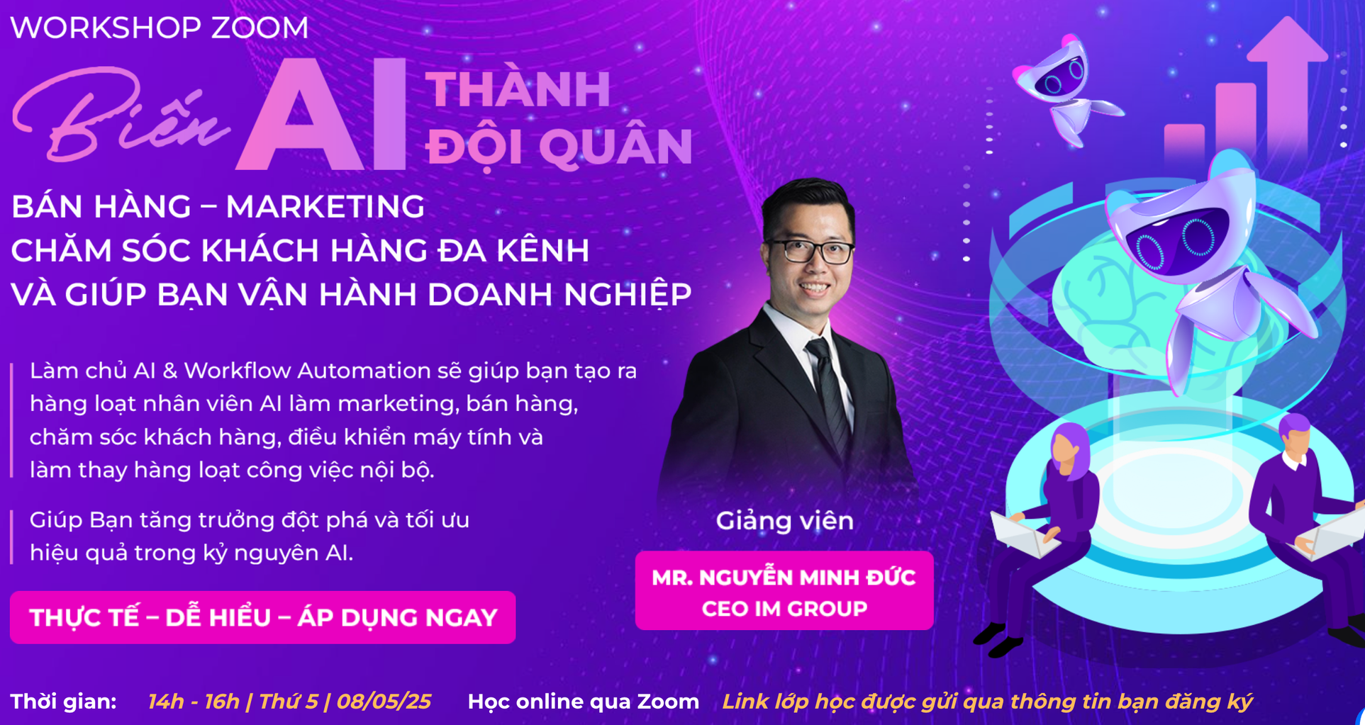 💼 Workshop - Tạo "Nhân viên AI" bán hàng 24/7