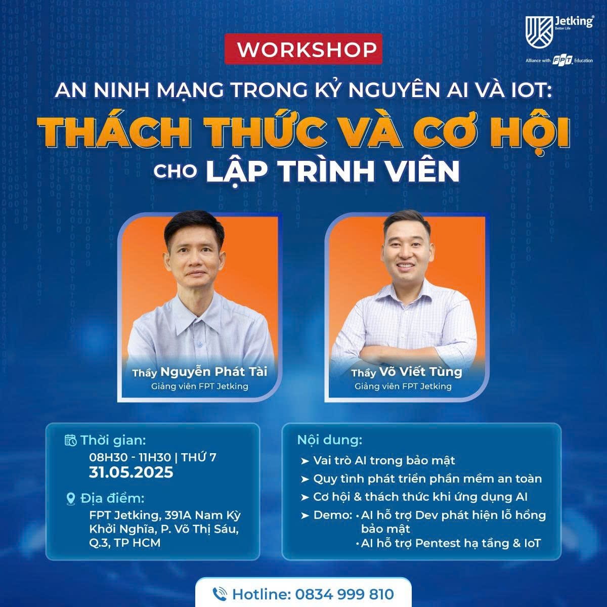 🚨 Workshop - An ninh mạng trong kỷ nguyên của AI
