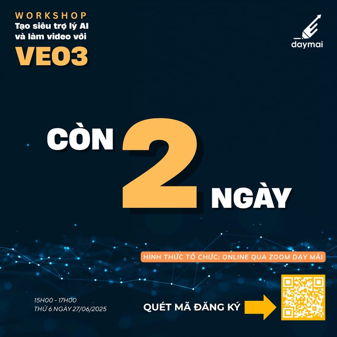 ⏳ Workshop - Tạo siêu trợ lý AI & làm video cùng VEO3