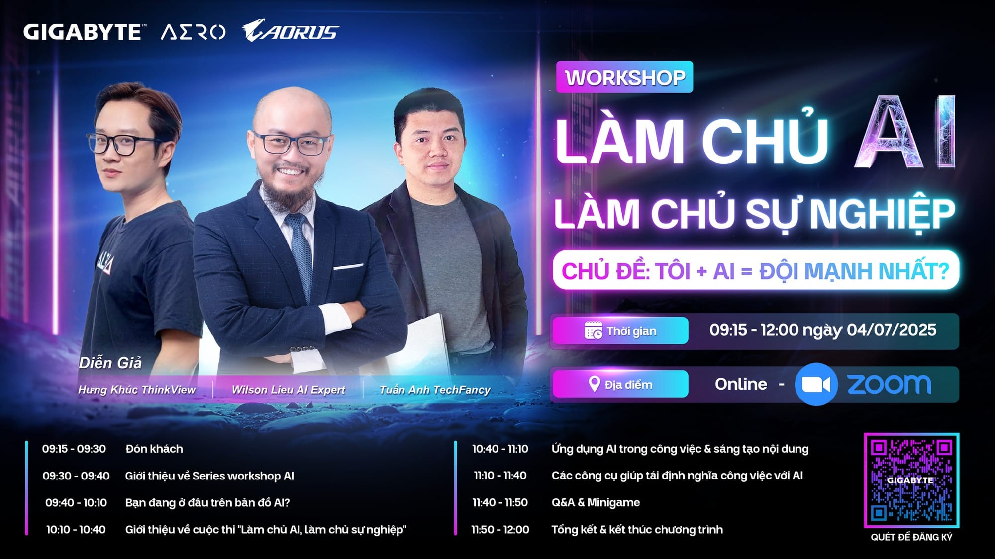 🕘 Workshop - Làm chủ AI, làm chủ sự nghiệp