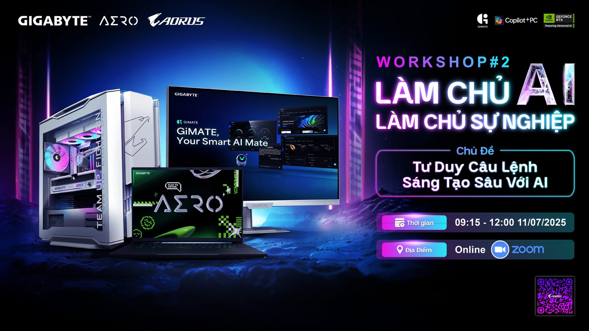 🎓 Workshop - Tư duy câu lệnh, sáng tạo sâu với AI