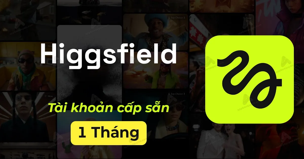 HIGGSFIELD Pro/Ultimate/Creator - 1 Tháng