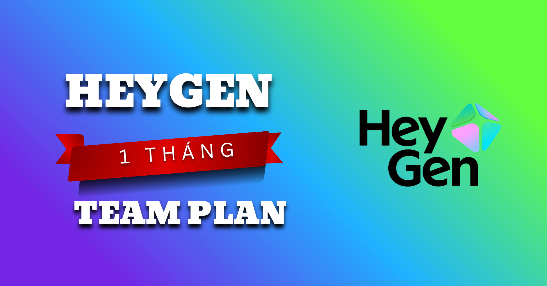 ⭐ Tài khoản HeyGen Team Plan 1 tháng