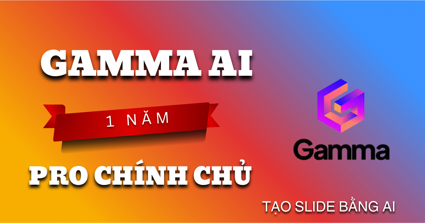 💬 Tài khoản cấp sẵn Gamma Pro 1 năm dùng riêng