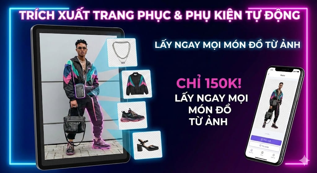 🔍 Tool trích xuất chi tiết trang phục - phụ kiện từ ảnh